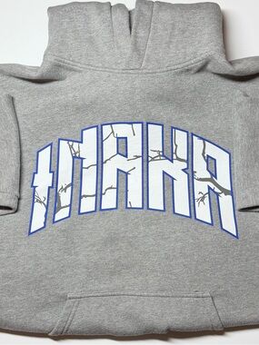 Inaka Power Hoodie Adult XL Gray Pullover Kangaroo Pocket Heavyweight Gym